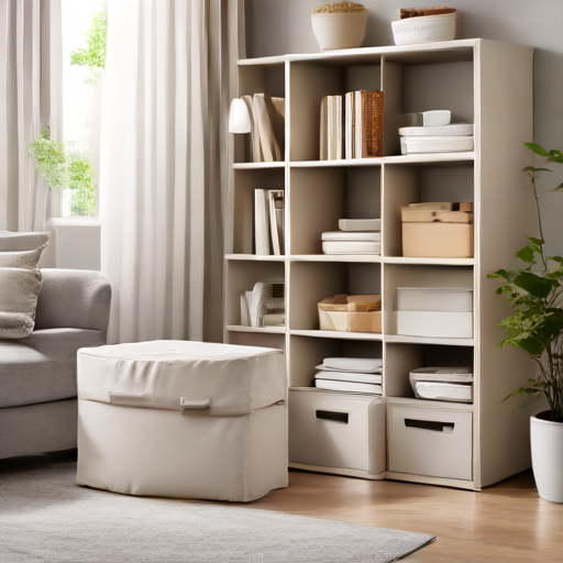 Afbeelding van Organiseer opvouwbare opbergboxen in kleine ruimtes