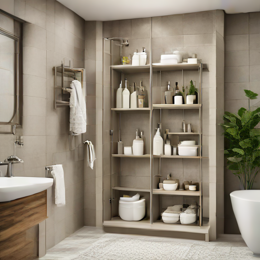 Afbeelding van Ruimte besparen met douche organizers: handige tips