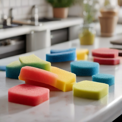 Afbeelding van Verwijder Hardnekkige Vlekken met Siliconen Sponzen