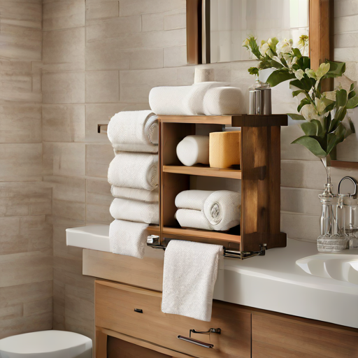 Afbeelding van Handdoekorganizer: Tips voor een Opgeruimde Badkamer