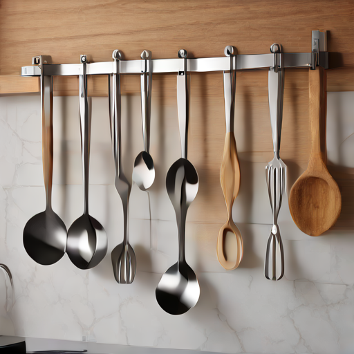 Afbeelding van Gebruiksvriendelijke ophanghaken voor keukengerei kiezen