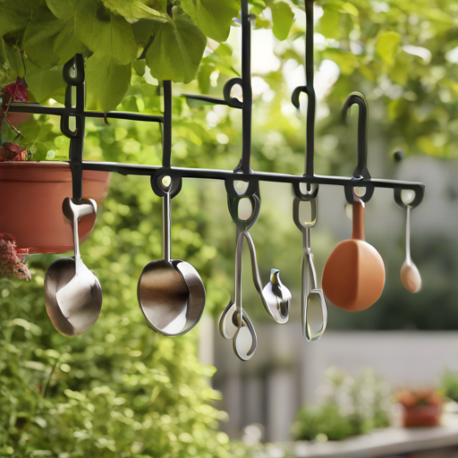 Afbeelding van Ophanghaken voor keukengerei: Ook buiten toepasbaar?
