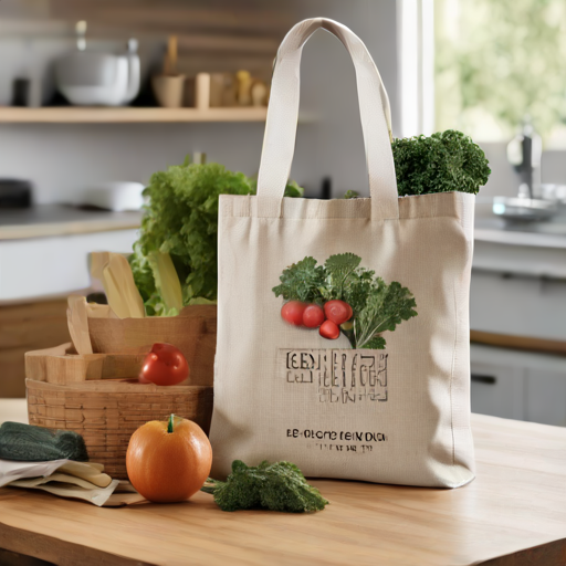 Afbeelding van Herbruikbare boodschappenzakken voor een zero-waste levensstijl