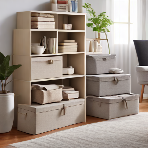 Afbeelding van Organiseer je huis met opvouwbare opvouwdozen