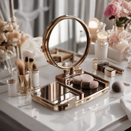 Afbeelding van Mini make-upspiegel reizen: tips om breken te voorkomen