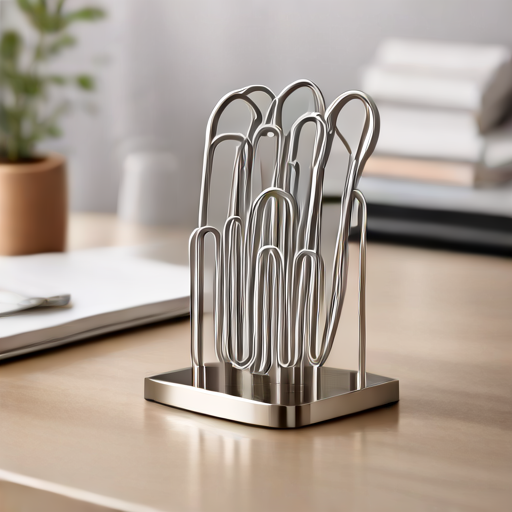 Afbeelding van Duurzame keuze: metalen papierklemhouders