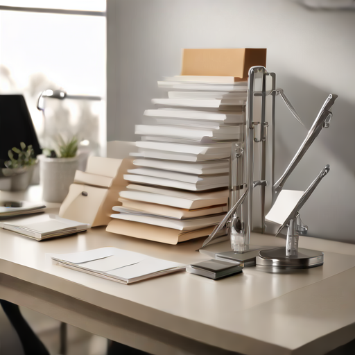 Afbeelding van Kwaliteitsvolle papierklemhouders: Investeren in Efficiëntie