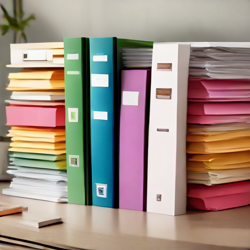 Afbeelding van Organiseer je documenten met papieropslagmappen