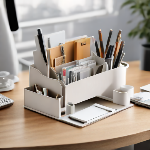 Afbeelding van Integreer opvouwbare bureau-organizers in jouw kantoor