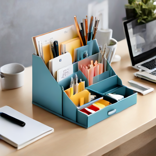 Afbeelding van Creatieve manieren om opvouwbare bureau-organizers te gebruiken