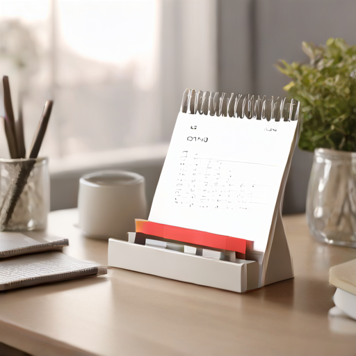 Afbeelding van Verhoog je productiviteit met een goede kalenderhouder