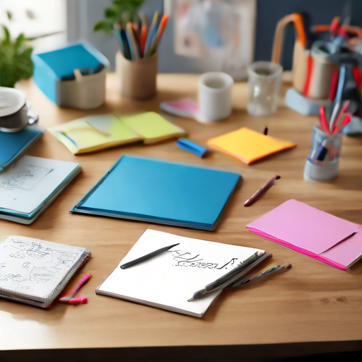 Afbeelding van Creatief zijn met opvouwbare schrijfbladen: Tips & Ideeën