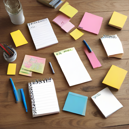 Afbeelding van Organiseer Zelfklevende Notitieboekjes Effectief en Makkelijk