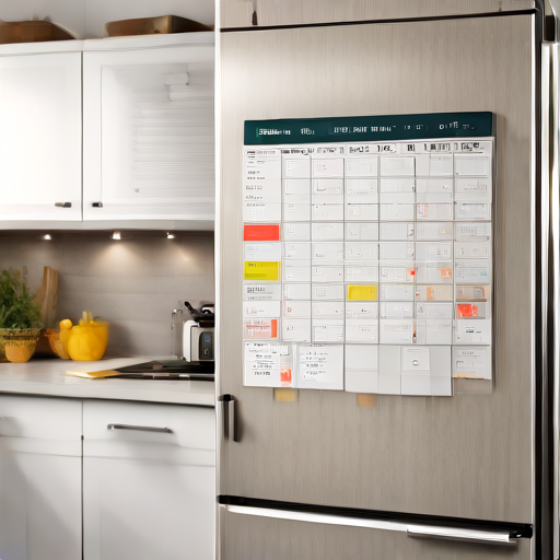 Afbeelding van Ontdek de voordelen van keukenmagnetische kalenders
