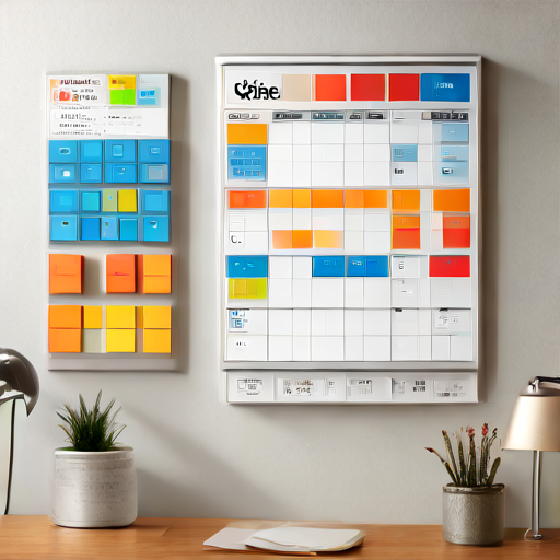 Afbeelding van Organiseer Effectief Taken met een Magneetkalender