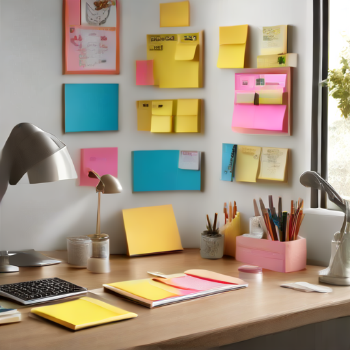 Afbeelding van Voordelen van zelfklevende post-it houders uitgelegd