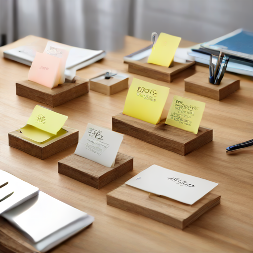 Afbeelding van Duurzame Zelfklevende Post-it Houders: Topkeuzes 2023