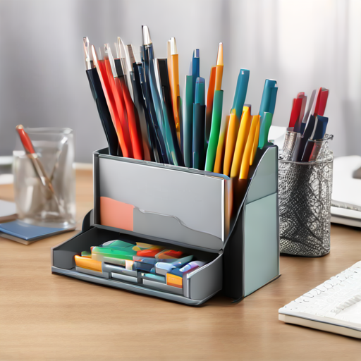 Afbeelding van Opvouwbare penorganizers voor betere productiviteit