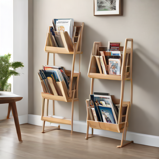 Afbeelding van Opvouwbare tijdschriftenrekken: ideaal voor onderweg