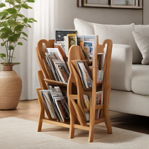 Afbeelding van Betaalbare opvouwbare tijdschriftenrekken voor elk budget