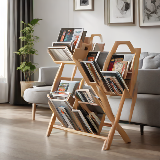 Afbeelding van Ontdek de trends in opvouwbare tijdschriftenrekken 2024