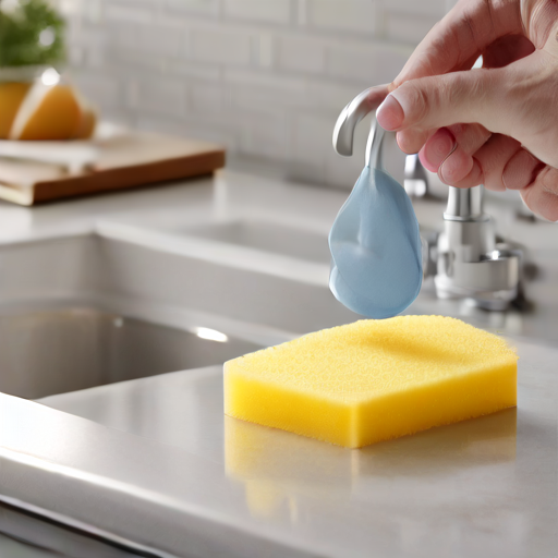 Afbeelding van Voordelen van een keukenspons met handgreep