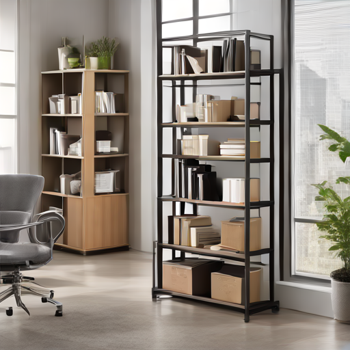 Afbeelding van Multifunctionele opbergrekken voor uw kantoorruimte