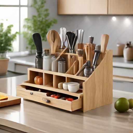 Afbeelding van Slimme kleine keukenblad organizers voor optimale ruimte