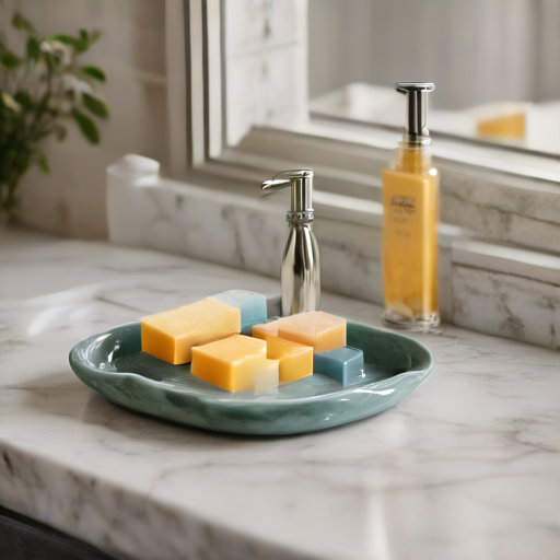 Afbeelding van Stijlvolle plastic zeepbakjes voor elk interieur