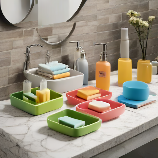 Afbeelding van De beste kleuren plastic zeepbakjes van dit seizoen