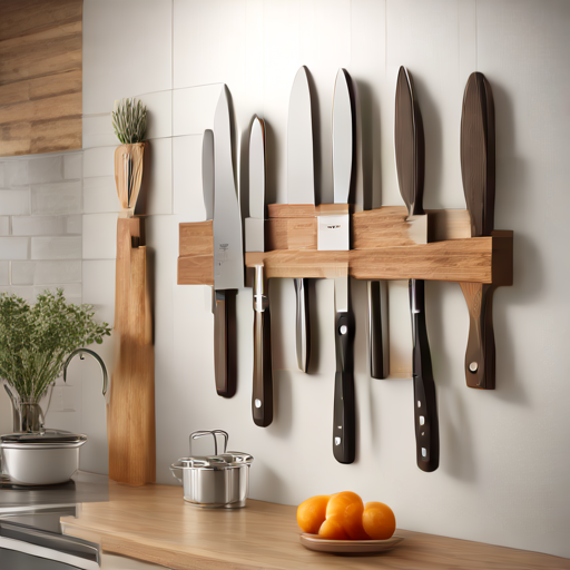 Afbeelding van Magnetische messenhouder voor keukenaccessoires: tips