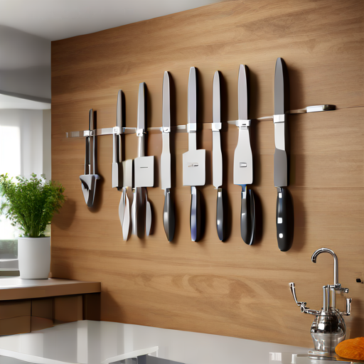 Afbeelding van Veiligheid in de Keuken met Magnetische Messenhouders