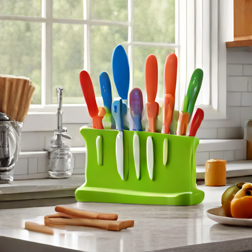 Afbeelding van Speciale magnetische messenhouders voor kinderen: veilig en handig