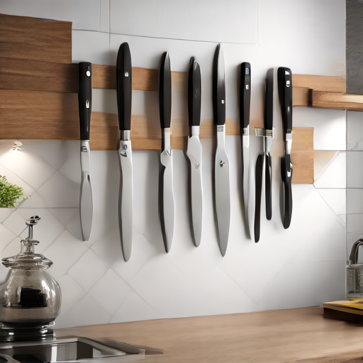 Afbeelding van Veilige magnetische messenhouders voor kinderen