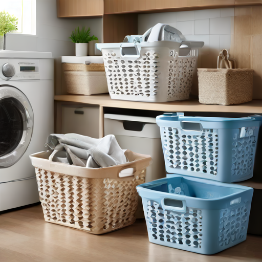 Afbeelding van Groottes plastic wasmanden: ontdek toepassingen en tips