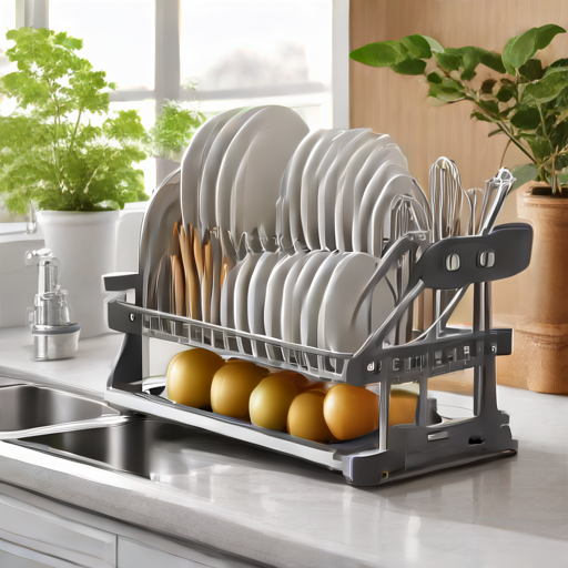 Afbeelding van Milieuvriendelijke opvouwbare afwasrekken: de beste keuzes