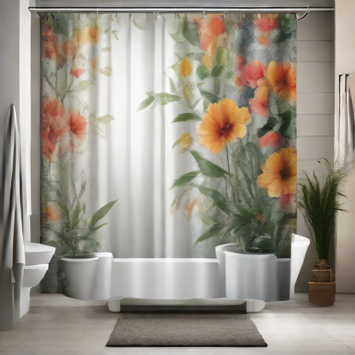 Afbeelding van Duurzame waterdichte douchegordijnen: de beste materialen