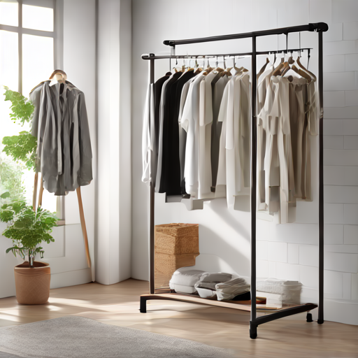 Afbeelding van Droog je wasgoed efficiënt met opvouwbare kledingrekjes