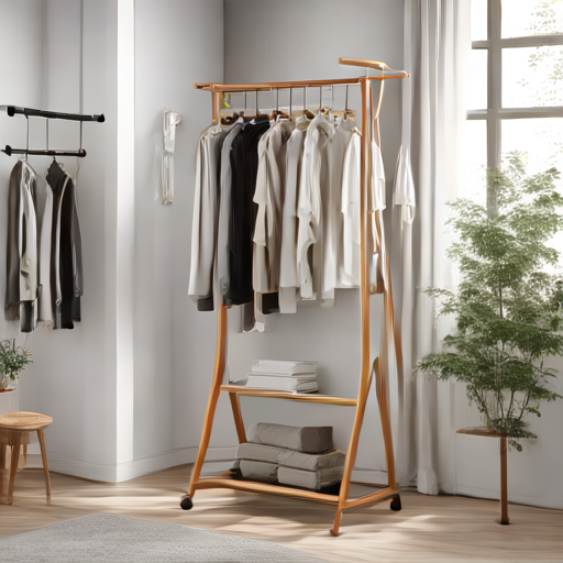 Afbeelding van Beste materialen voor opvouwbare kledingrekjes