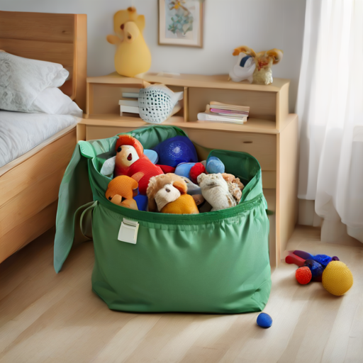 Afbeelding van Voordelen van opvouwbare speelgoedopbergtassen in kleine ruimtes