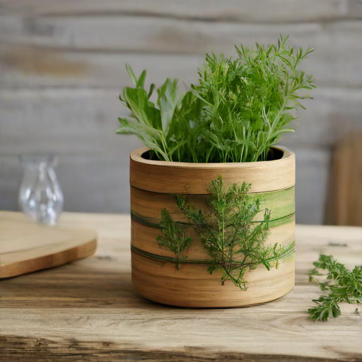 Afbeelding van Duurzame kruidenpot houders: de beste materialen