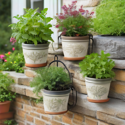 Afbeelding van Creatieve manieren om kruidenpot houders in je tuin te gebruiken