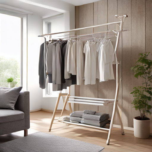 Afbeelding van Voordelen van opvouwbare droogrekken in kleine appartementen