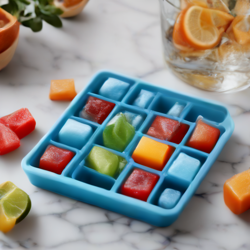 Afbeelding van Perfecte ijsblokjes maken met siliconen ijsblokvormen
