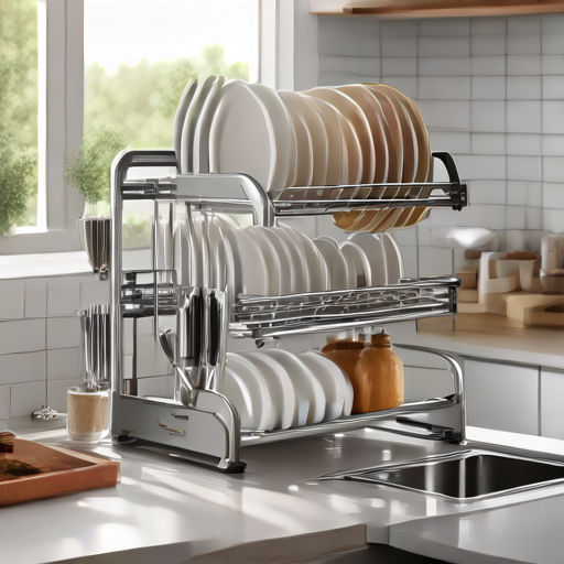 Afbeelding van Opvouwbare afdruiprekken: Must-have voor kleine keukens