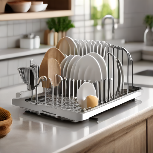 Afbeelding van Bespaar Ruimte met een Opvouwbaar Afdruiprek