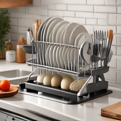 Afbeelding van Verbeter je keukenorganisatie met een opvouwbaar afdruiprek