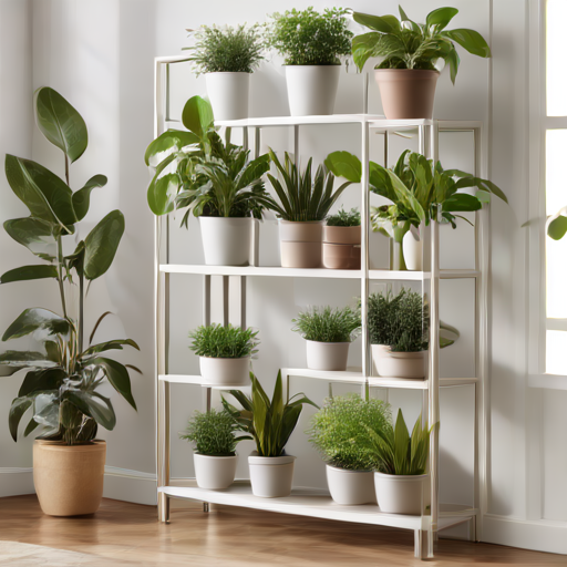 Afbeelding van Creatieve manieren om plastic rekken voor planten te integreren