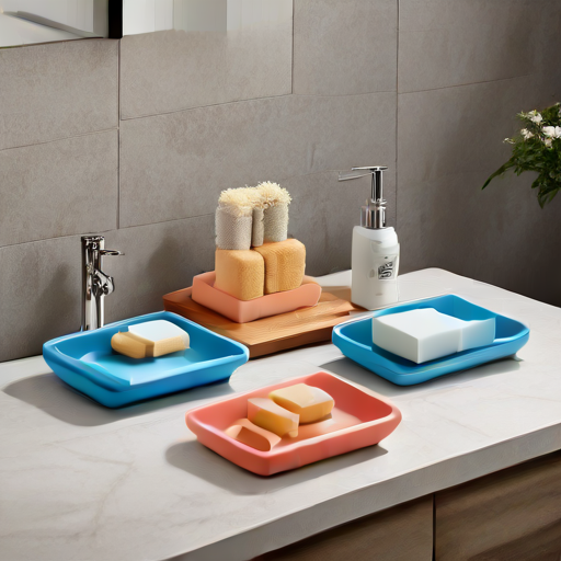 Afbeelding van Kleurrijke siliconen zeepbakjes: Ontdek de opties