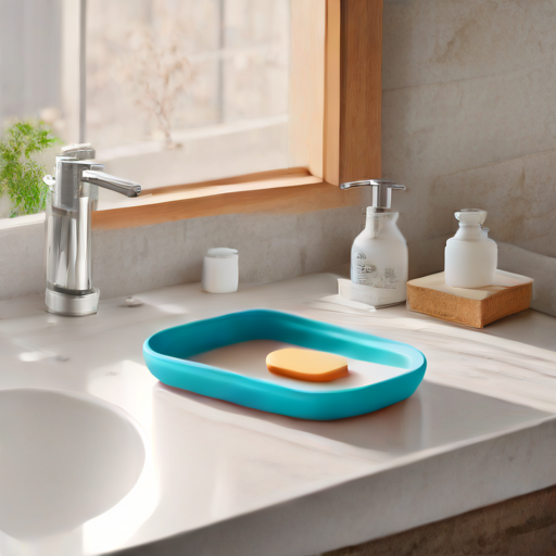 Afbeelding van Tips voor het schoonmaken van siliconen zeepbakjes